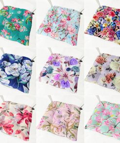 Quilted Chair Cushion With Practical Ties 40 x 40 cm