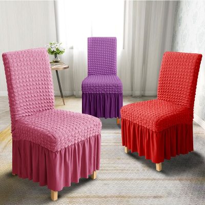 Seersucker Chair Slipcover