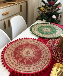 Christmas Woven Vintage Placemats