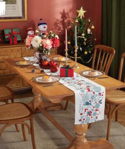 Merry Christmas Holiday Table Runner