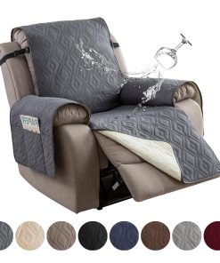 100% Waterproof Recliner Slipcover Rhombus For 1/2/3 Seats