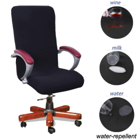 Solid Color Waterproof Office Chair Cover