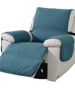 Irregular Plaid Pattern Water Resistant Recliner Sofa Cover