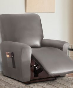 PU Leather Recliner Slipcovers Waterproof Stretch Sofa Covers