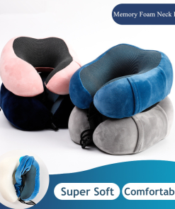 Office U-Shaped Pure Memory Foam Neck Pillow
