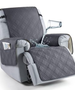 Waterproof Recliner Chair Cover with Double Straps