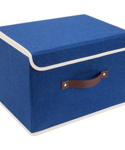Foldable Storage Boxes with Lid (14.9'' X 9.8'' X 9.8'')
