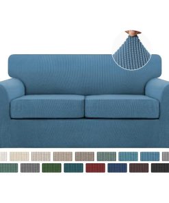 Jacquard Soft Couch Cover with Individual Cushion Covers