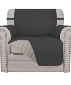 Reversible Water Resistant Armchair Cover Large Recliner Cover- 21&22&30 Inches
