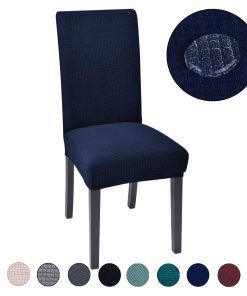 Solid Color Waterproof Stretchable Chair Covers