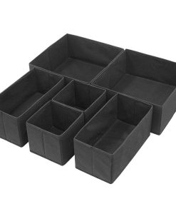 Foldable Cloth Storage Box Divider for Underwear (Set of 6)