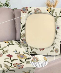 Printed Stretch Sofa Cushion Seat Cover Sectional Cushion Cover