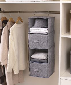 Hanging Shelves for Closet with Removable Drawers