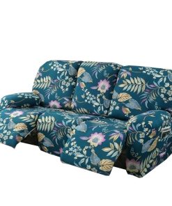 Stretch Printing Recliner Cover Sofa Slipcovers with Pockets