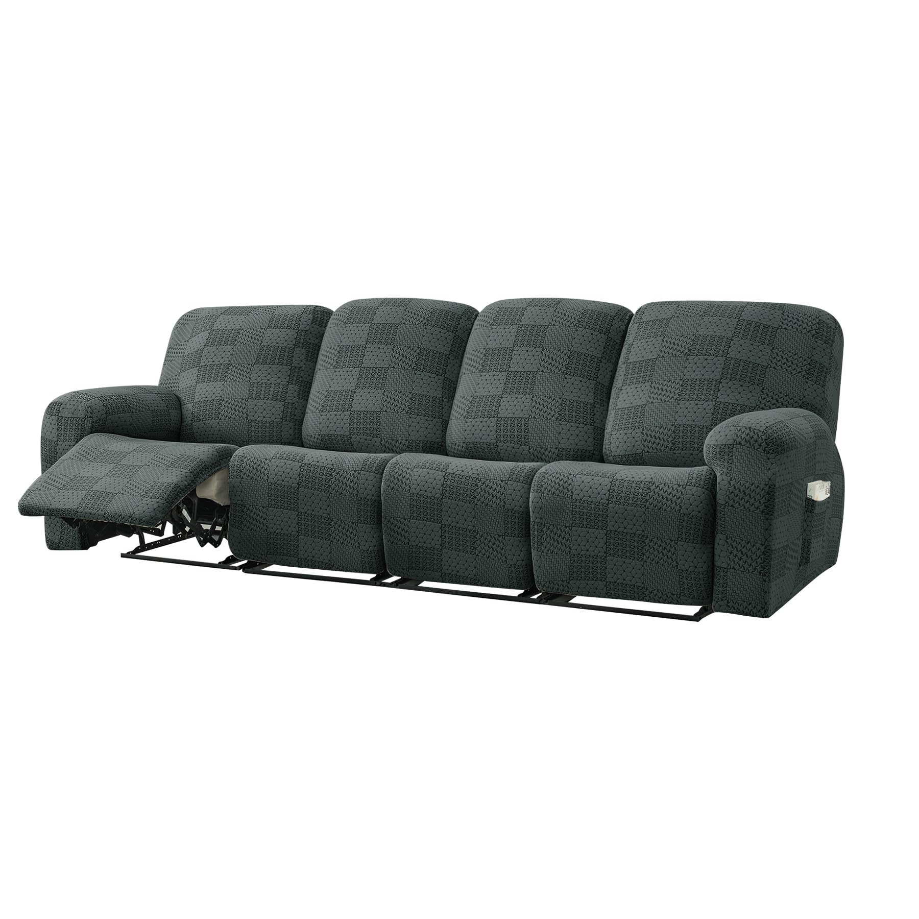 Split Elastic Soft Thick Recliner Cover 4/6/8 Pieces - Image 4