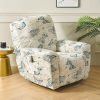 4 Pieces Pattern Strechable Recliner Chair Slipcovers
