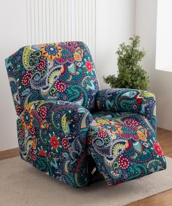 Recliner Cover 4-Piece with Pockets Recliner Chair Slipcovers