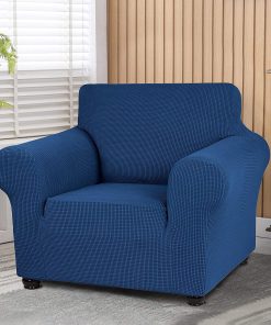 Jacquard Non Slip Soft Solid Color Armchair Cover