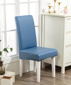 PU Solid Color Stretch Chair Cover
